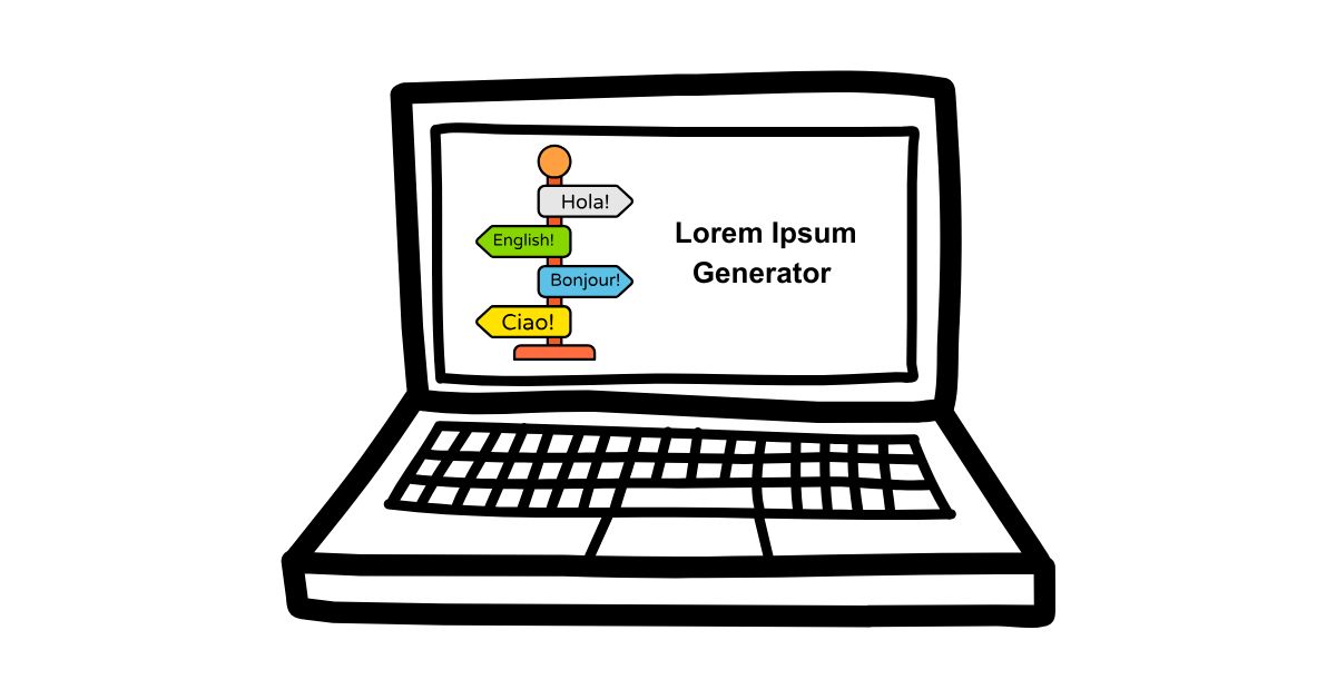 Lorem Ipsum Generator for Filler Text in Different Languages