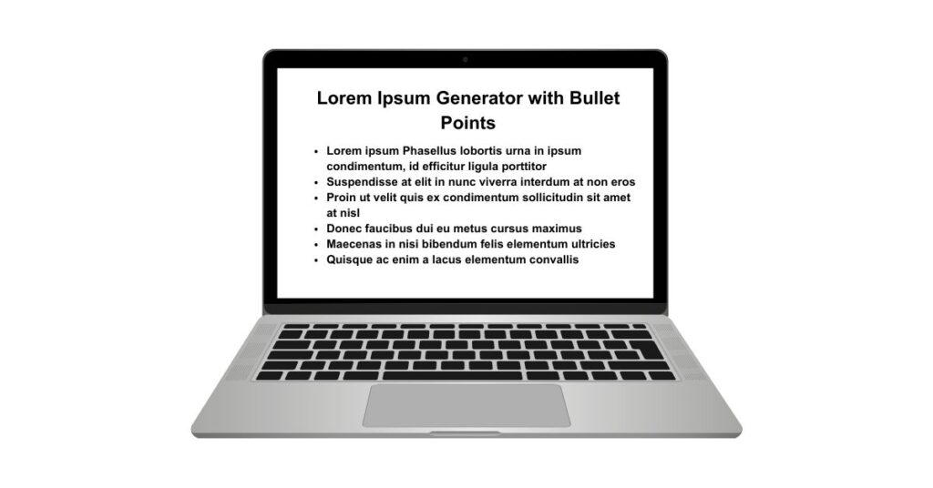 Lorem Ipsum Generator With Bullet Points - Lipsum Hub