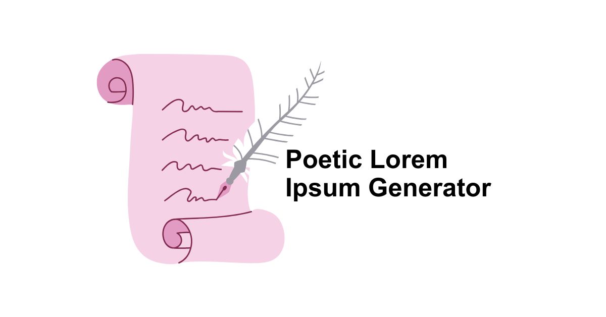 Poetic Lorem Ipsum Generator