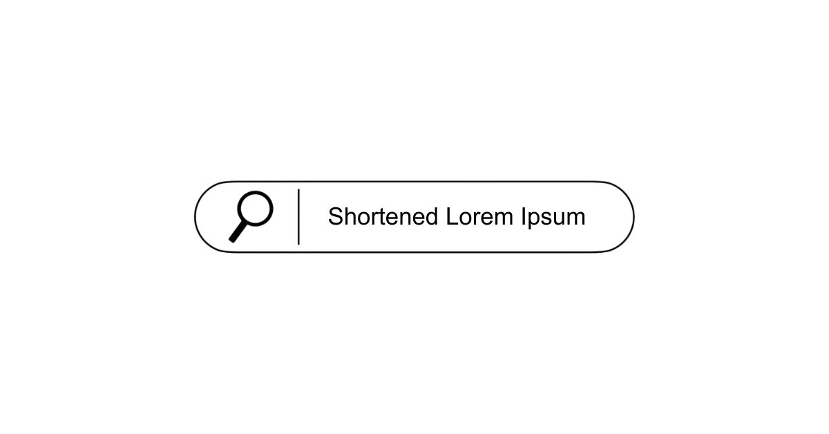 Shortened Lorem Ipsum