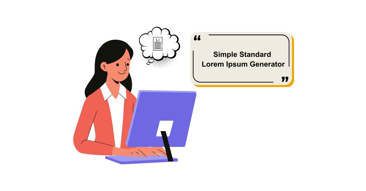 Simple Standard Lorem Ipsum Generator