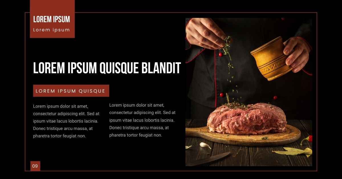 Standard Meat Lorem Ipsum Generator