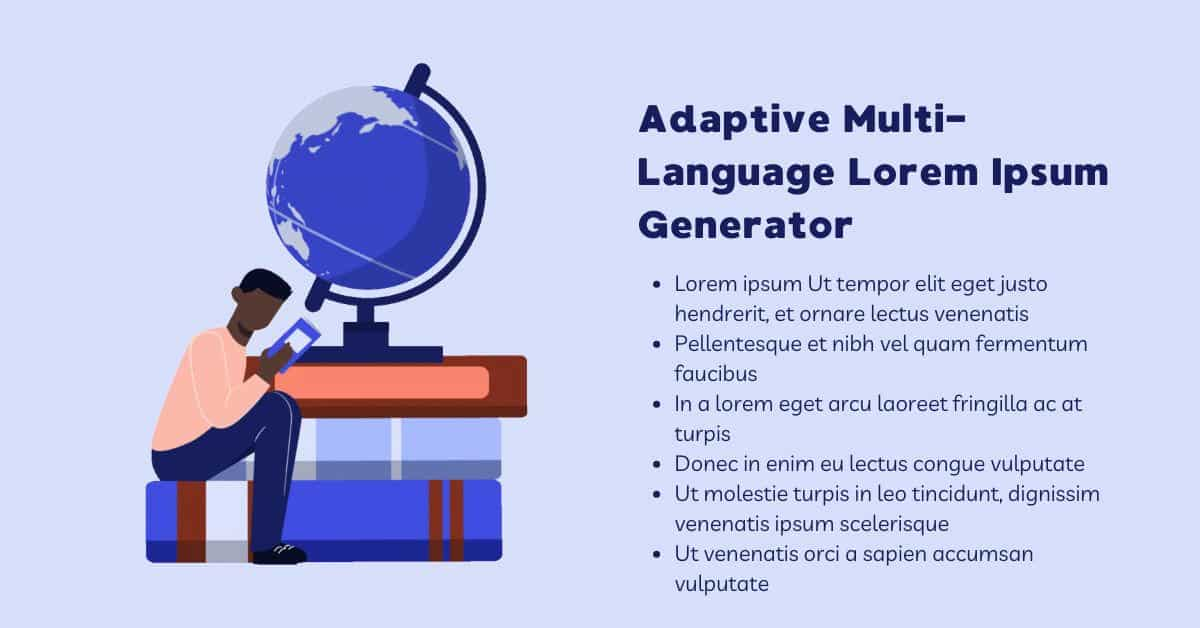 Adaptive Multi-Language Lorem Ipsum Generator