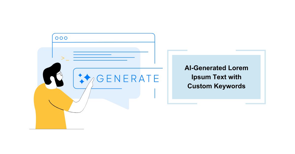 AI-Generated Lorem Ipsum Text with Custom Keywords