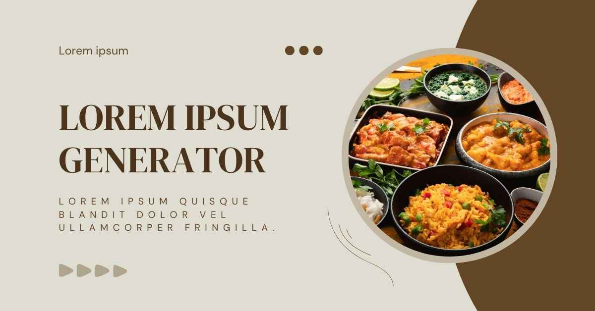 Cuisine-Specific Lorem Ipsum Generator