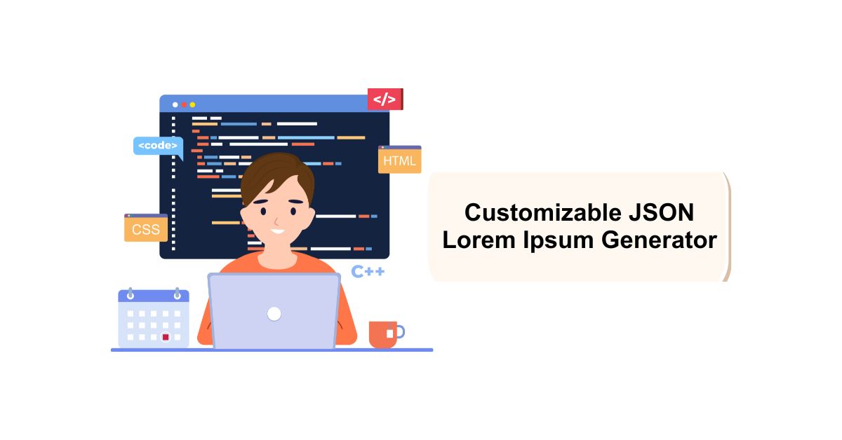 Customizable JSON Lorem Ipsum Generator