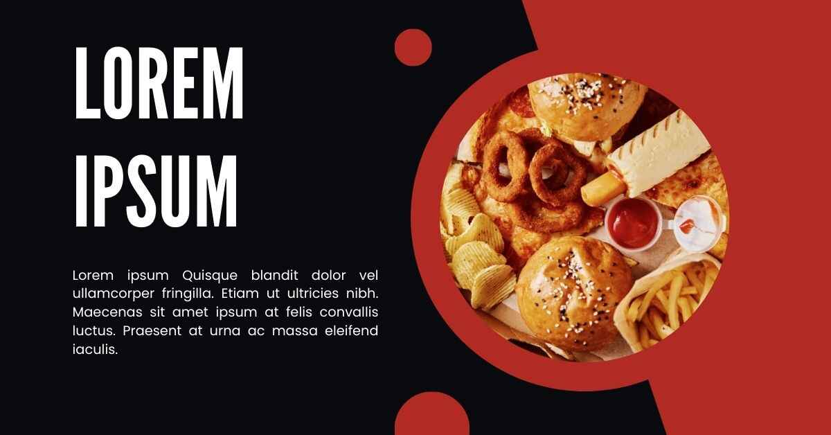 Fast Food Lorem Ipsum Generator