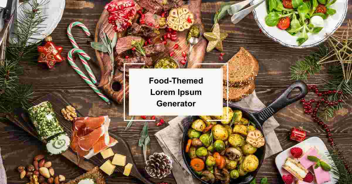 Food-Themed Lorem Ipsum Generator