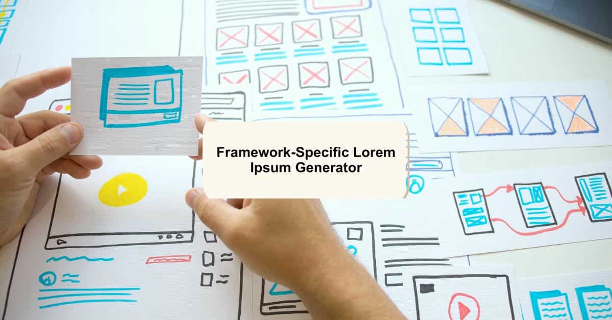 Framework-Specific Lorem Ipsum Generator