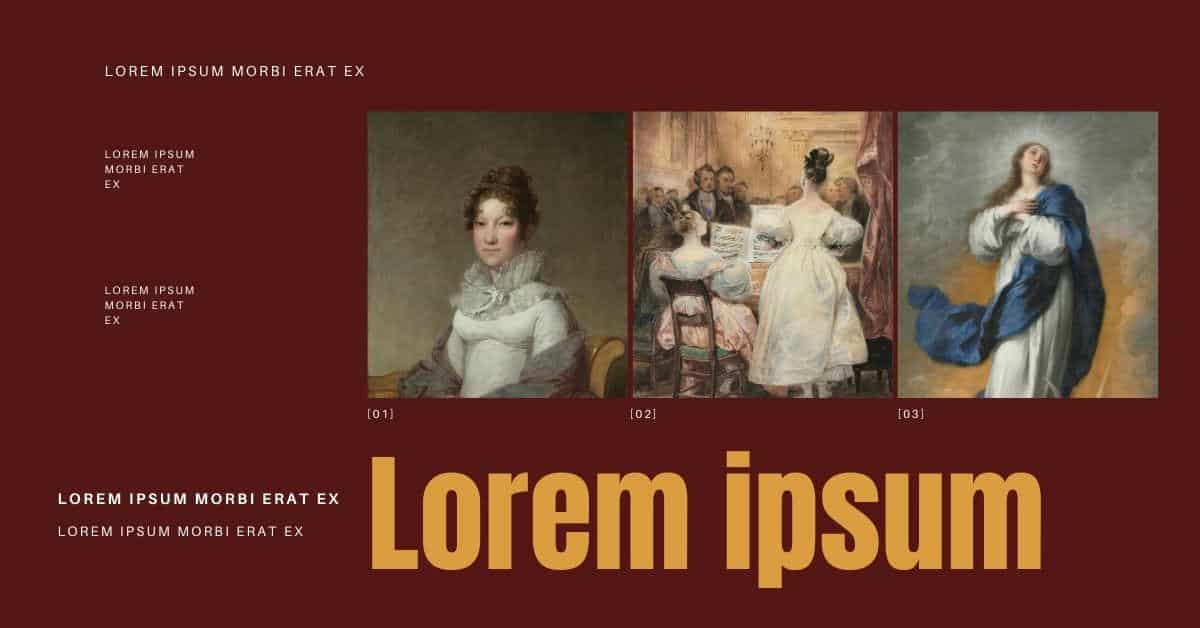 Lorem Ipsum Generator for Art Curator