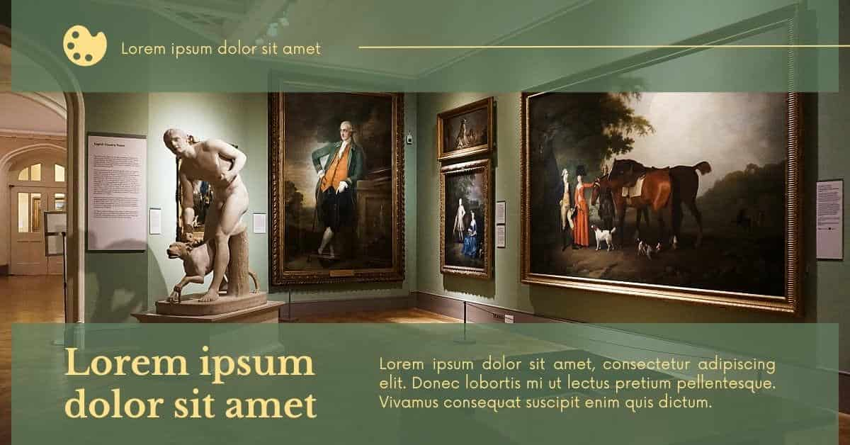 Lorem Ipsum Generator for Art Gallery Curator