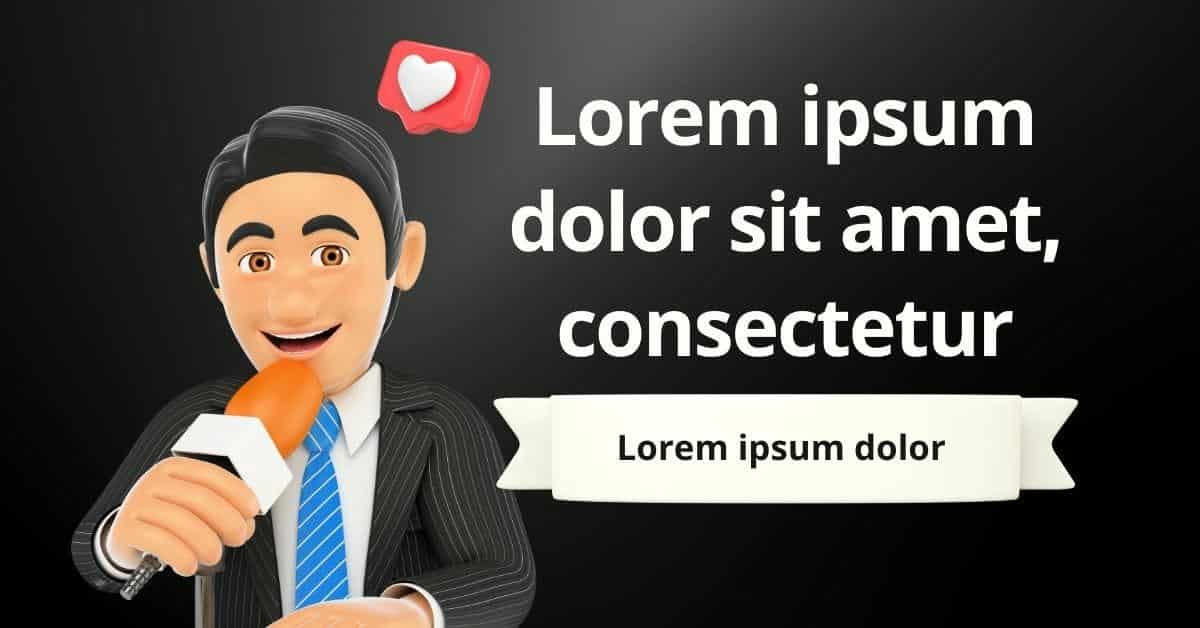 Lorem Ipsum Generator for Public Speaker