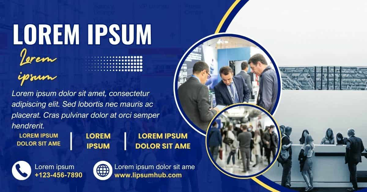 Lorem Ipsum Generator for Trade Show Booth Designer