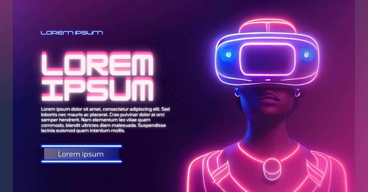 Lorem Ipsum Generator for Virtual Reality Designer