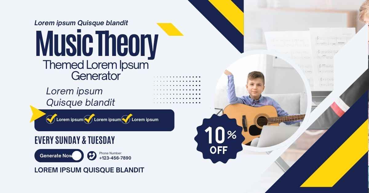 Music Theory-Themed Lorem Ipsum Generator