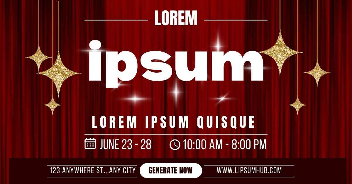 Reality TV Show Lorem Ipsum Generator