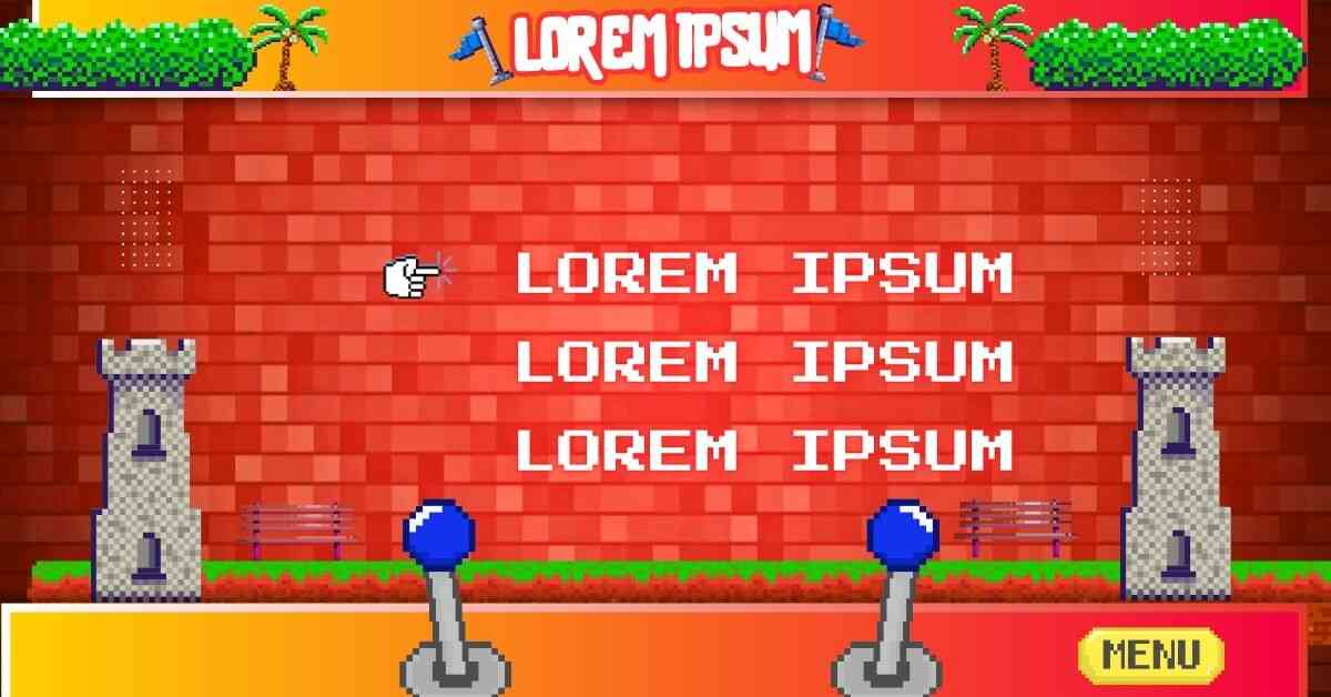 Retro and Arcade-Inspired Lorem Ipsum Generator