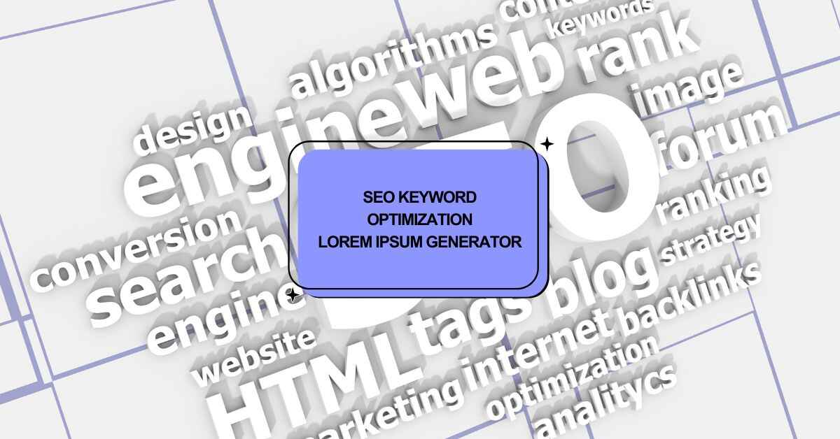 SEO Keyword Optimization Lorem Ipsum Generator