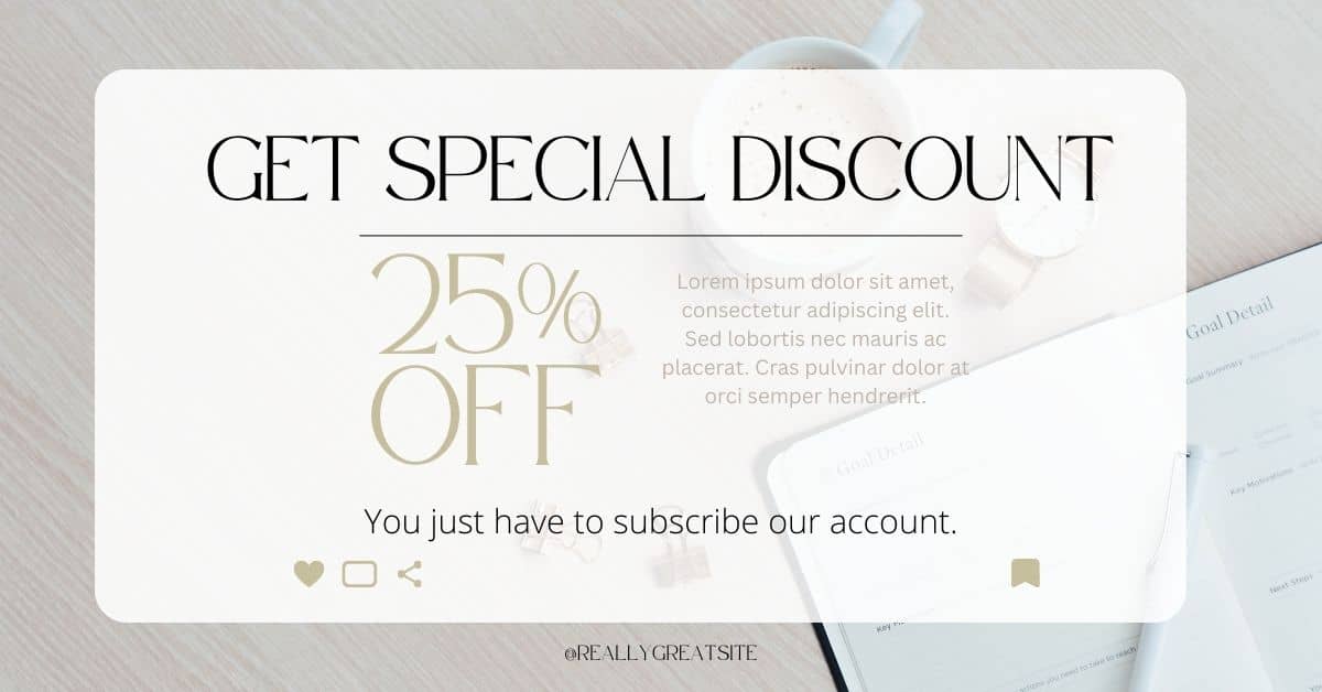 Lorem Ipsum Generator for Annual Subscription Discount Pages