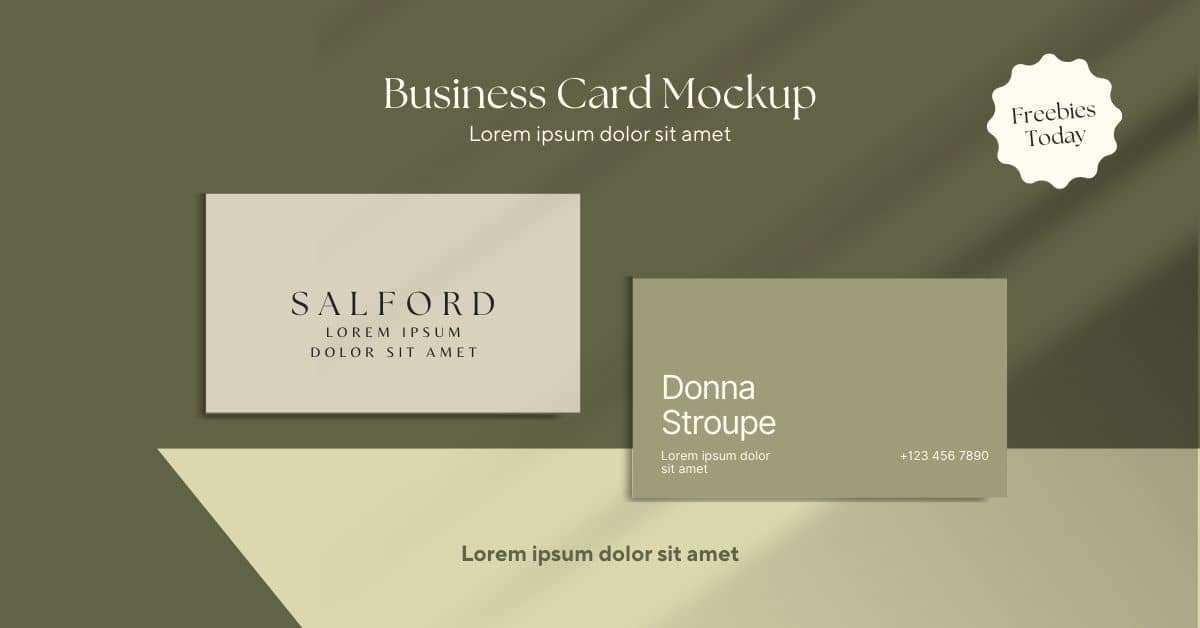 Lorem Ipsum Generator for Business Card Mockups