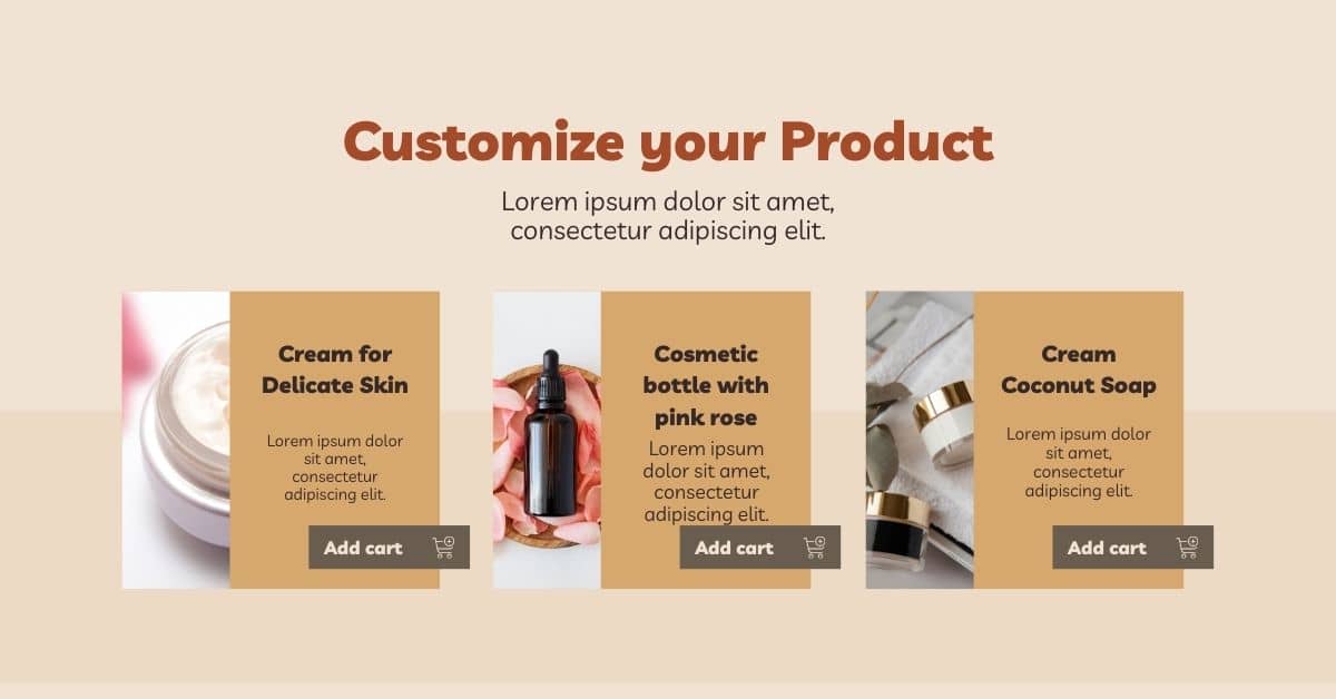 Lorem Ipsum Generator for Customizable Product Pages
