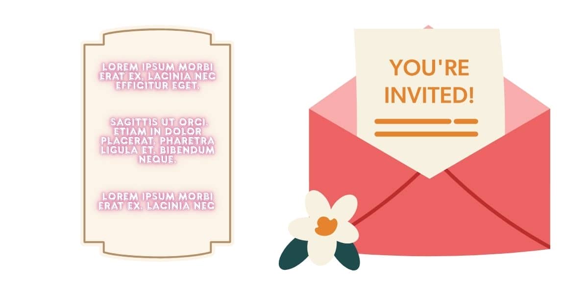 Lorem Ipsum Generator for Digital Invitation Templates