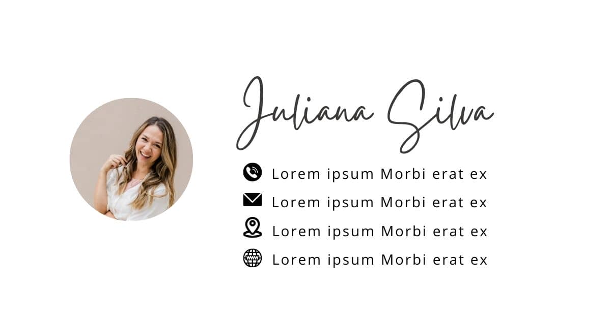 Lorem Ipsum Generator for Email Signature Mockups