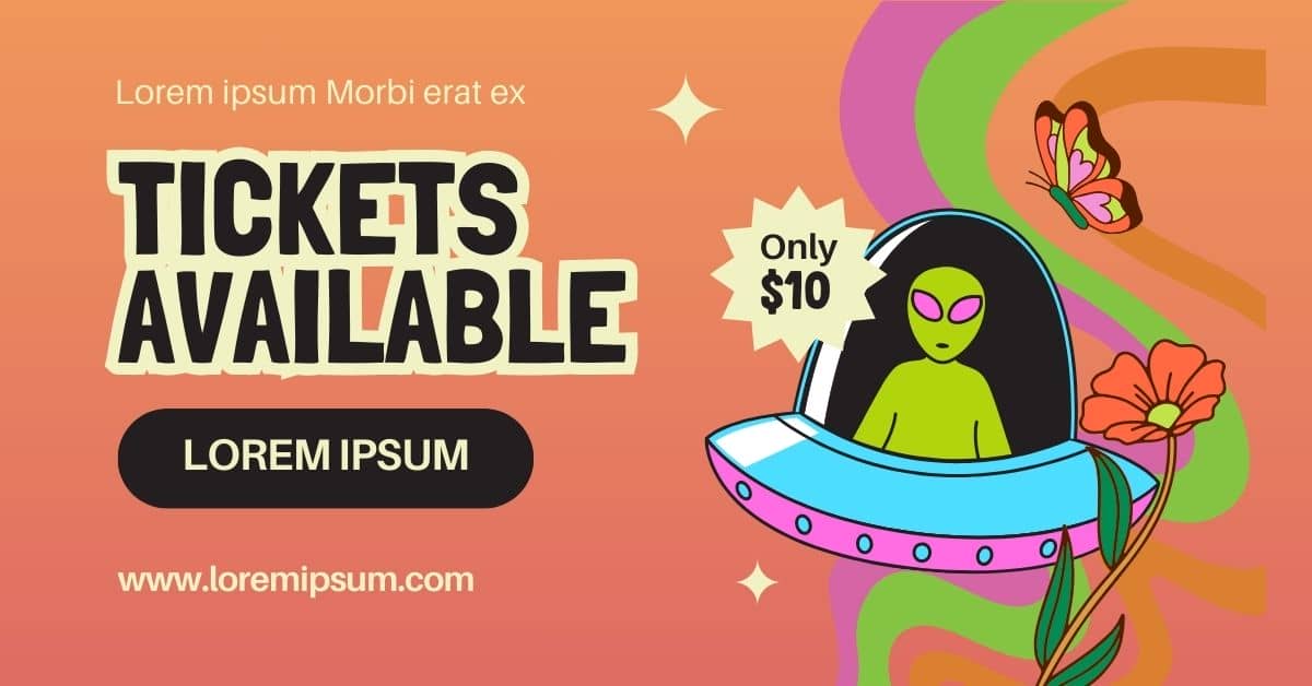 Lorem Ipsum Generator for Event Ticket Design Templates
