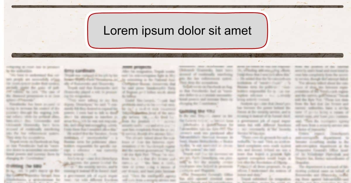 Lorem Ipsum Generator for Headline Text Placeholders