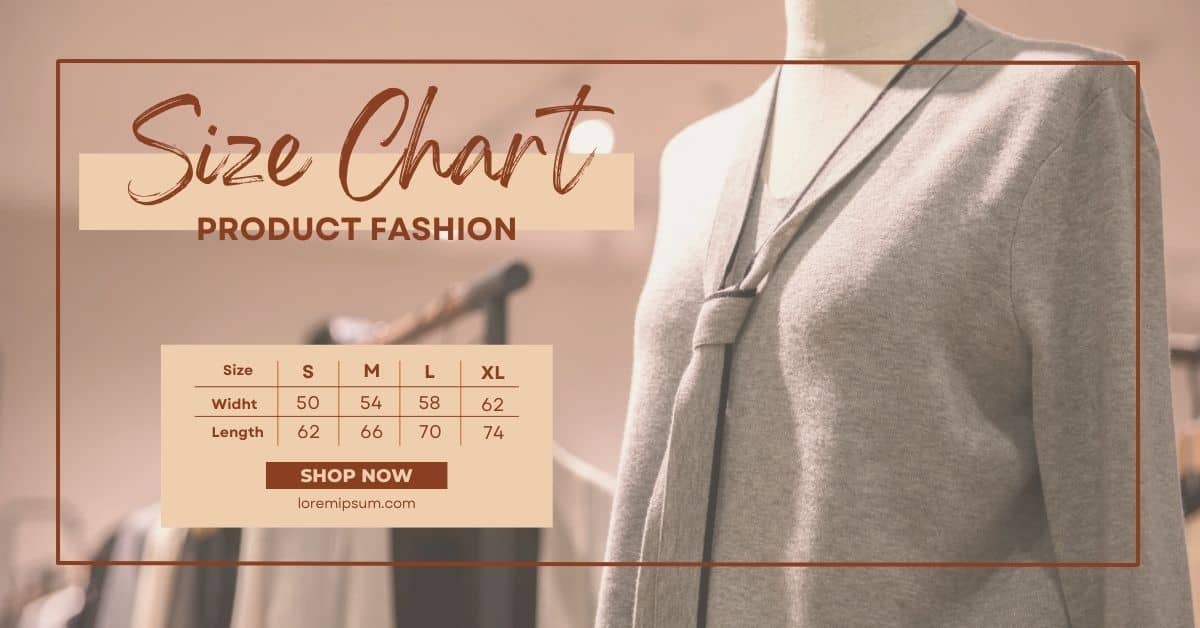 Lorem Ipsum Generator for Product Sizing Guides