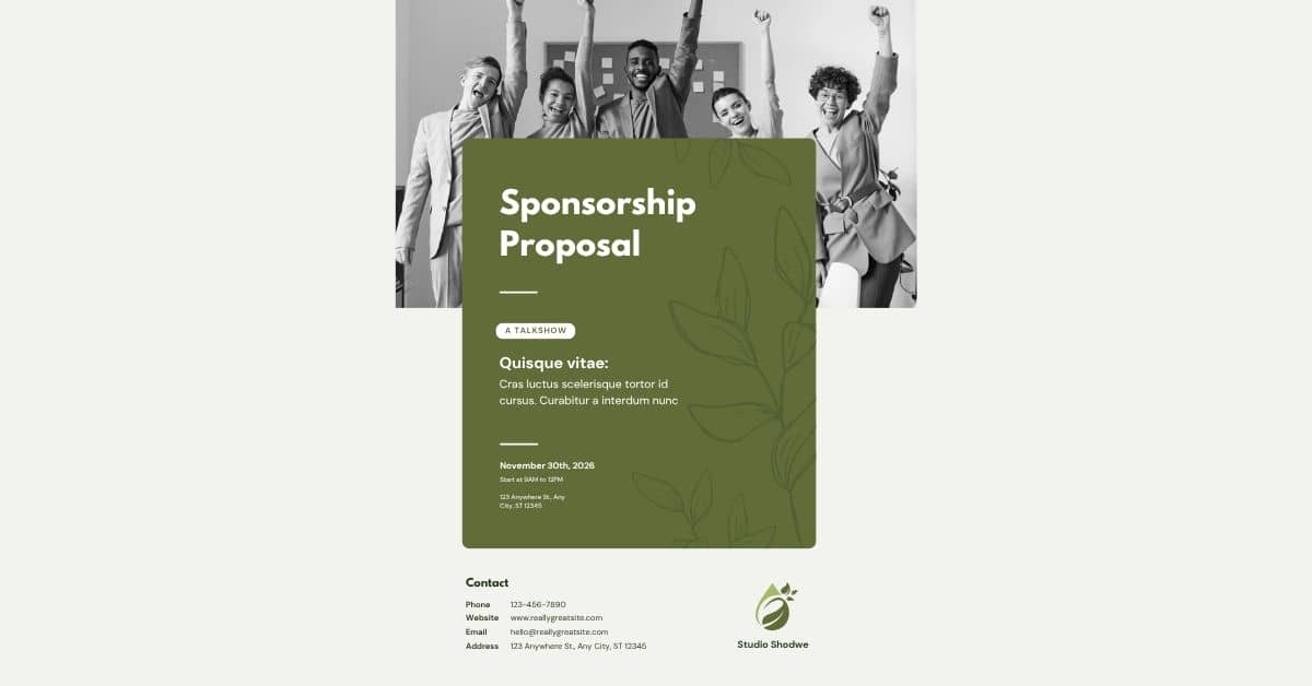 Lorem Ipsum Generator for Sponsorship Proposal Layouts