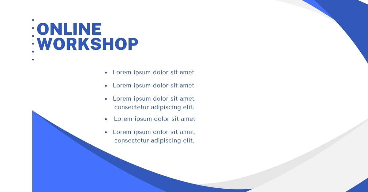 Lorem Ipsum Generator for Virtual Workshop Outlines