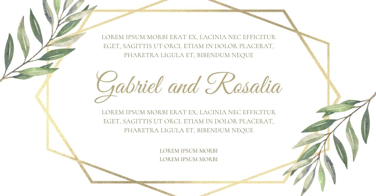 Lorem Ipsum Generator for Wedding Invitation Pages